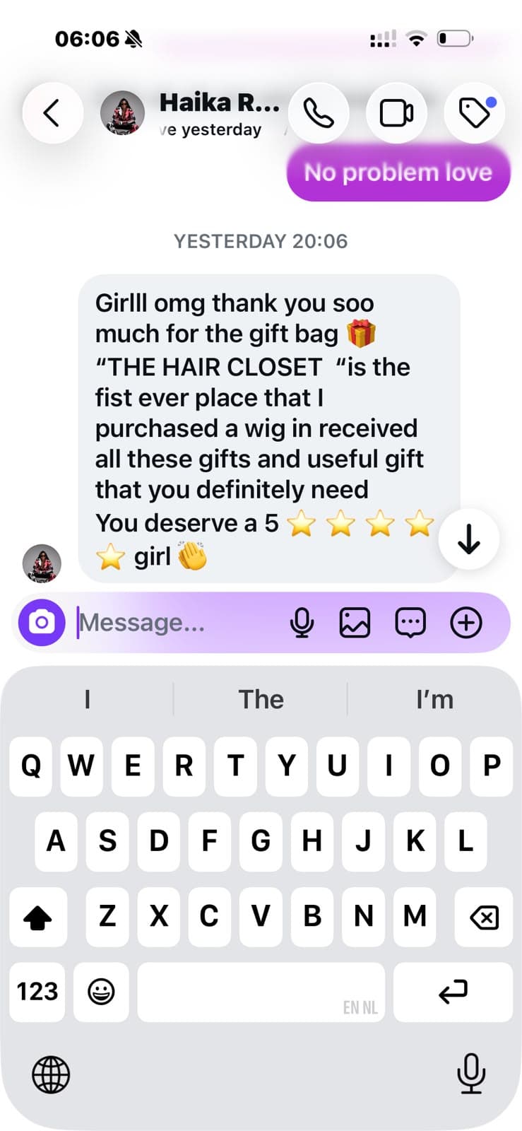 Customer feedback screenshot 1 of 7