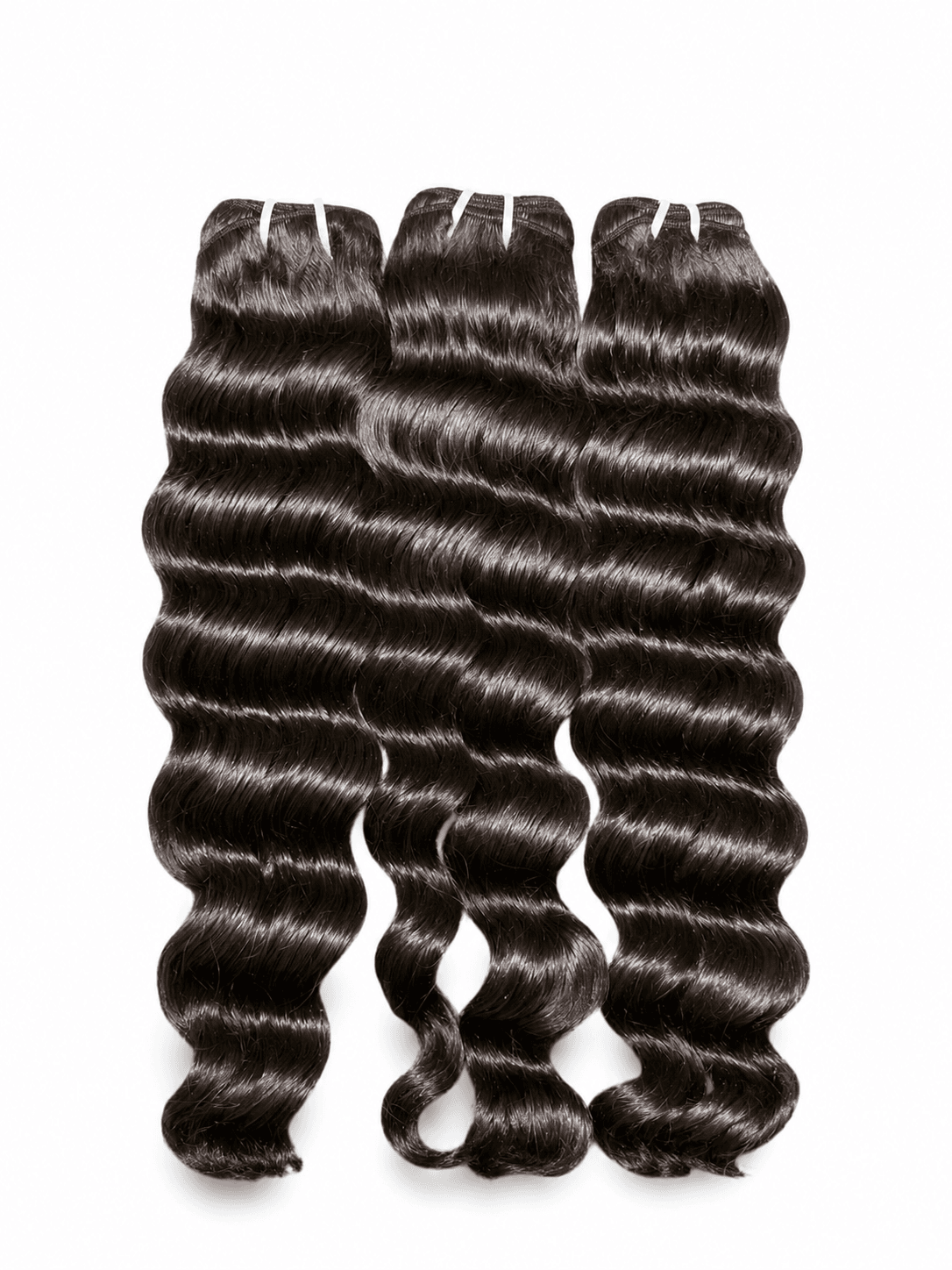 Three dark bundles showing a loose deep-wave pattern