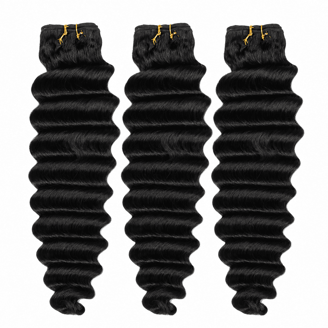 Three dark bundles showing a deep-wave pattern