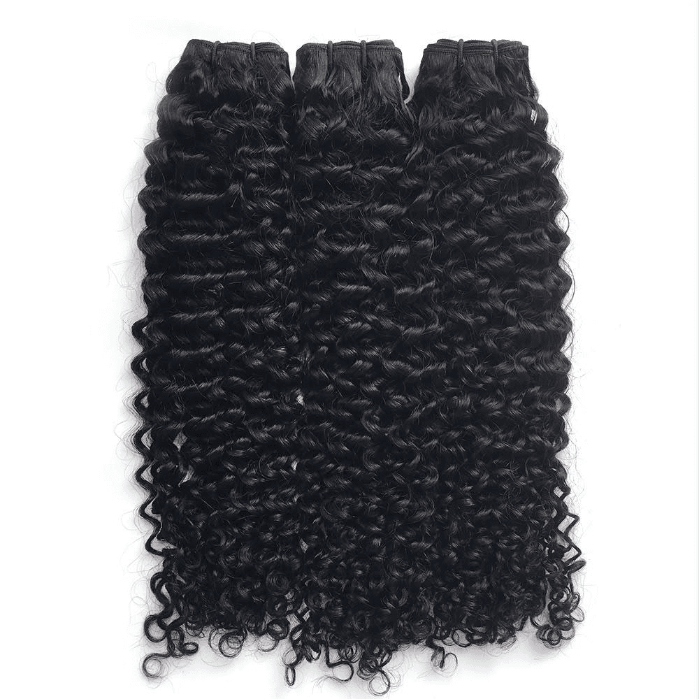 Three dark bundles showing a water-wave curl pattern
